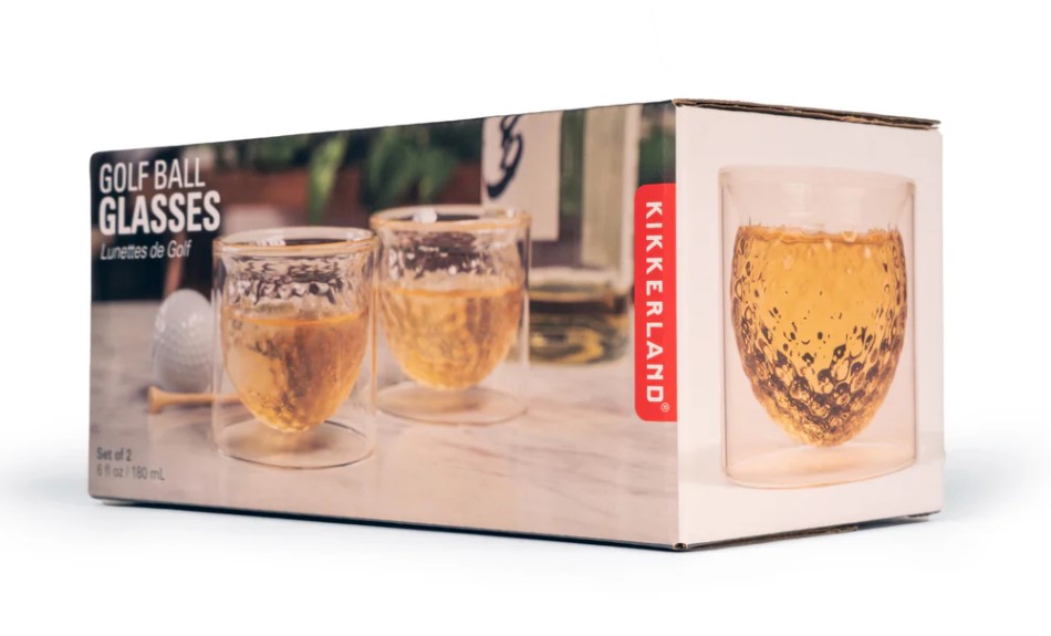 puzzlingworld's tweet photo. With the enormous membership of our local golf clubs I know there's plenty of players out there who would love these under the Christmas tree this year! Come on in and pick up your piece of golfing/drinking fun 📷#golfballglasses #xmasgift #whiskeyglasses https://t.co/r2zp8Iz37J