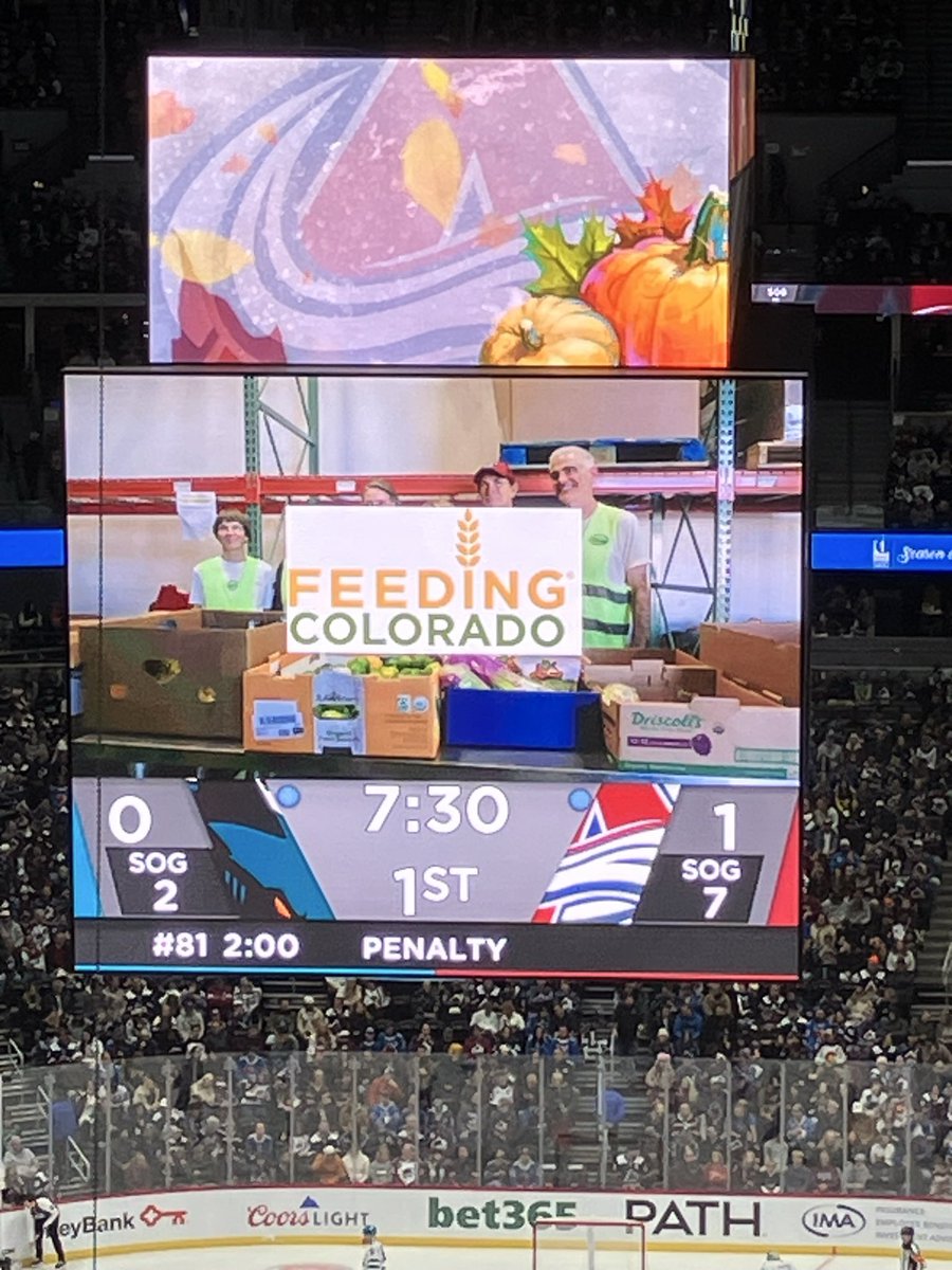 MarkBiewald's tweet photo. Congrats to @FeedingColorado keep doing great work. Let’s go Avs.  @FeedingAmerica @Avalanche https://t.co/kQB7CgkKgR