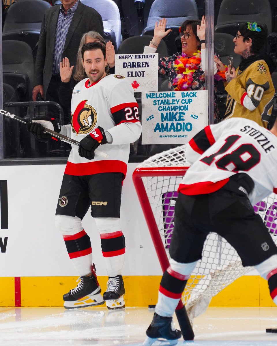 Senators's tweet image. Welcome back, Ammo 🙌

#GoSensGo