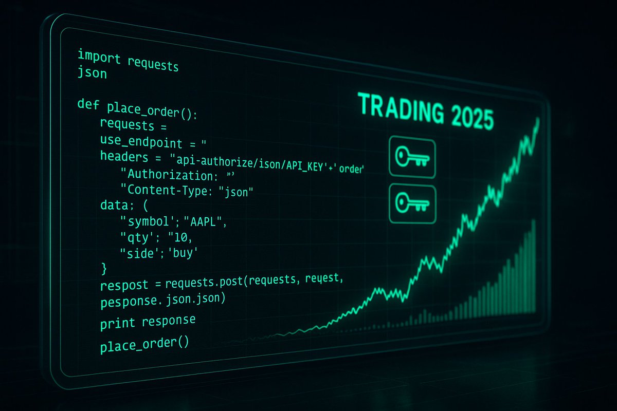 pickmytrade's tweet image. 2025 Algo Trading Blueprint is here! Generate trading code, secure API keys, ready-to-run scripts + PickMyTrade no-code automation. Turn strategies into 24/7 profit machines 💰
Read &amp;amp; level up: blog.pickmytrade.io/generate-tradi…

#AlgoTrading #TradingBot #PythonTrading #APIAutomation