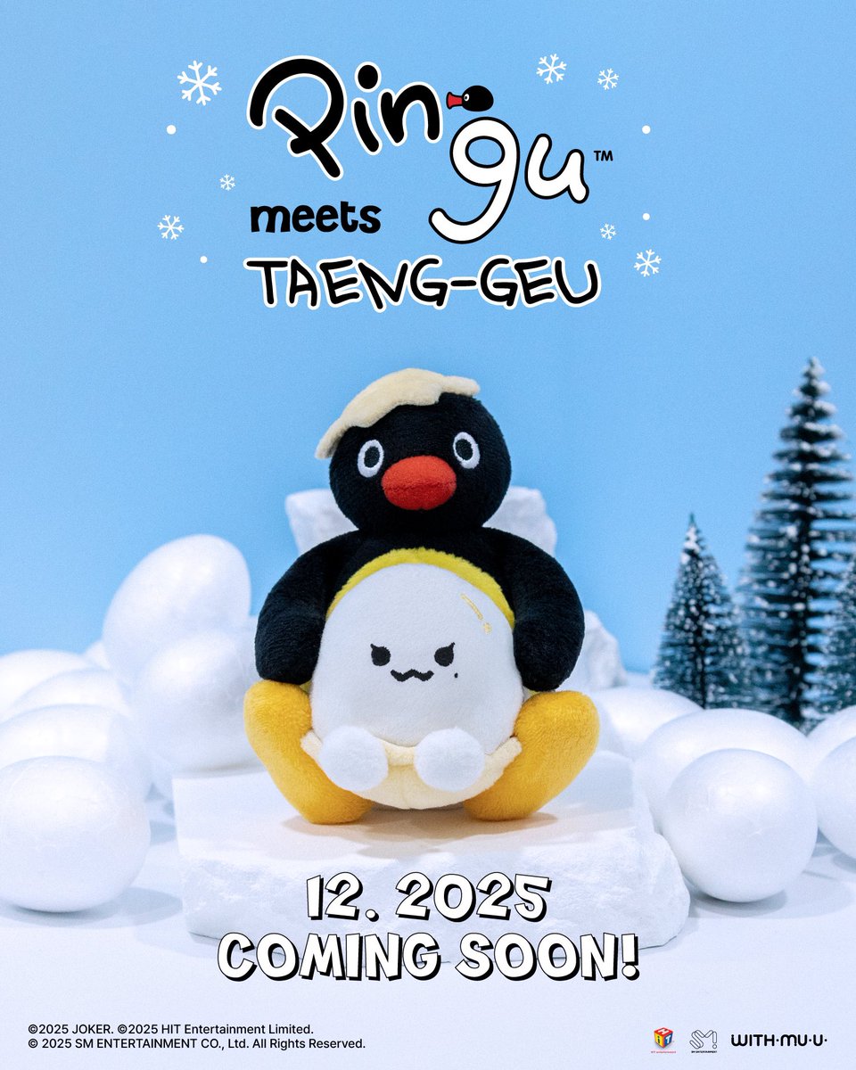 TAEYEONsmtown's tweet image. Pingu &amp;amp; TAENG-GEU: the most eggcellent pair!

PINGU X TAENG-GEU POP-UP STORE 🐧
COMING SOON!

#Pingu #PinguXTAENG_GEU
#TAEYEON #태연
#GirlsGeneration #소녀시대