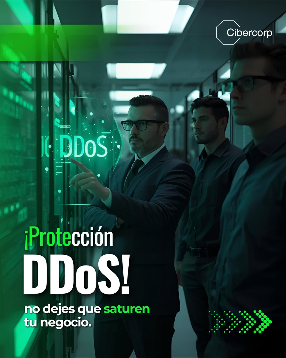 CibercorpMX's tweet image. 🛡️Una buena protección DDoS analiza el tráfico en tiempo real, identifica patrones maliciosos y absorbe la saturación antes de que impacte.
📲Agenda una cita con nuestros asesores.
#DDoS #Mitigación #ContinuidadOperativa #Cibercorp