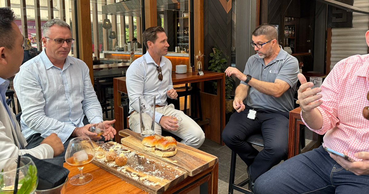 Yesterday our #Perth team hosted <a href="/TelstraEnt/">Telstra Enterprise</a> reps to celebrate 25 years of #imei and the partnerships that power our customers. Fantastic networking, energy, &amp; a shared commitment to do even more together in 2026.
#Networking #Telstra #Partnership #EndOfYear #25Years #Anniversary