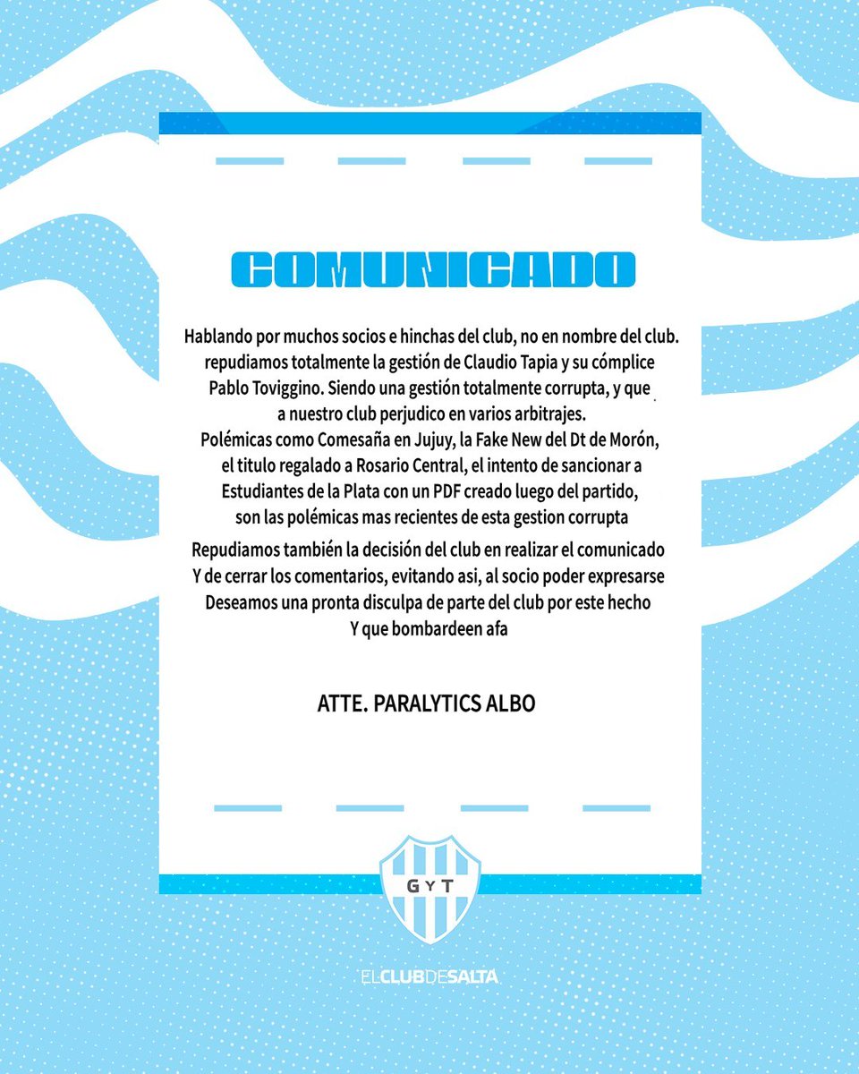 Le hice unos arreglos <a href="/gytoficial/">Club Gimnasia y Tiro</a> , espero no te moleste🥰