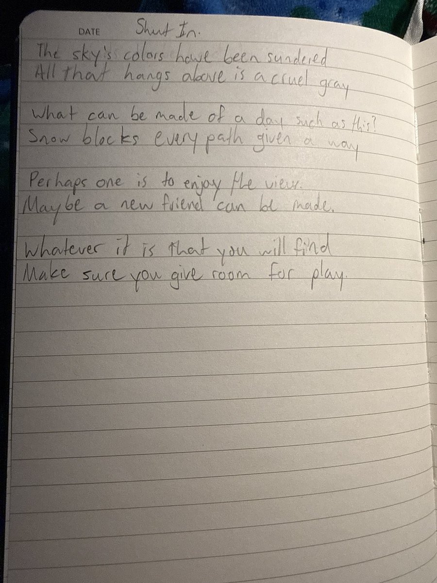 day (9/7) of writing a poem every day. this one was quite hurried sorry.