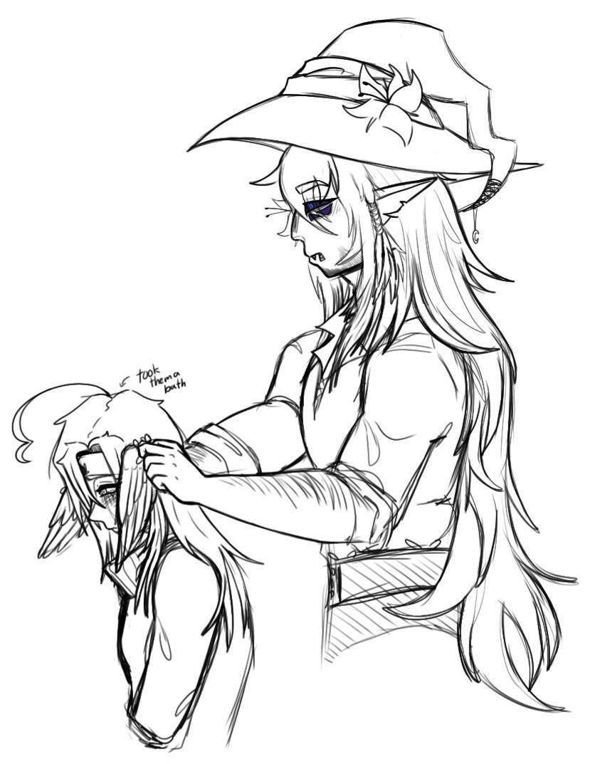 FluffFluffers's tweet image. My two time redesign and some post-forsaken doodle!
#azuretime #twotime #Azure