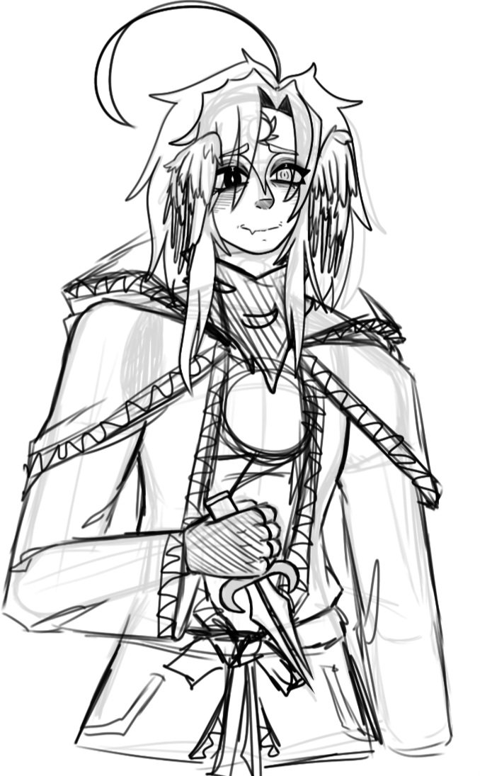 FluffFluffers's tweet image. My two time redesign and some post-forsaken doodle!
#azuretime #twotime #Azure