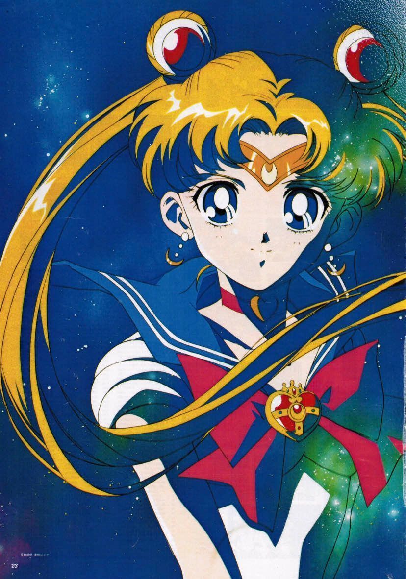 retro_anime's tweet image. Sailor Moon (1992)