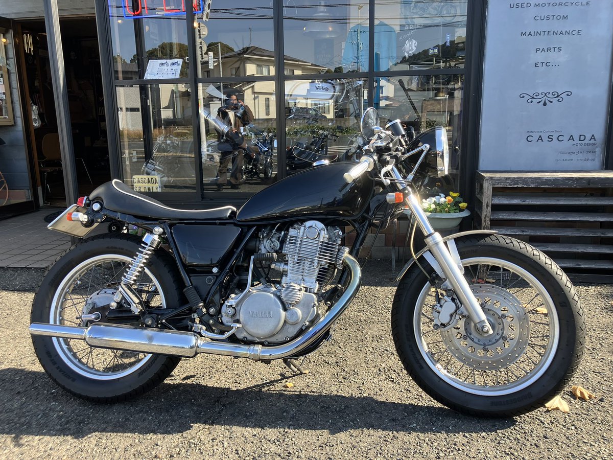 オイル交換、ありがとうございました😊
#sr400 #カスカーダ #北九州 #motul