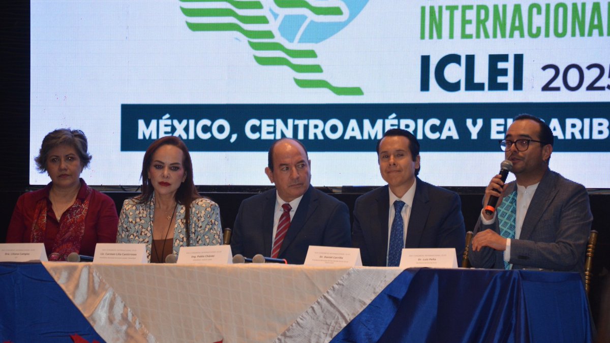 ICLEI_MxCAyCar's tweet photo. Con gran entusiasmo concluimos el primer día de nuestro Congreso Internacional ICLEI.

Agradecemos al alcalde Daniel Carrillo por su apoyo para hacer posible este encuentro, reafirmando el compromiso del Gobierno de San Nicolás de los Garza con la sustentabilidad.

#CongresoICLEI https://t.co/ZgCIDp6KqJ