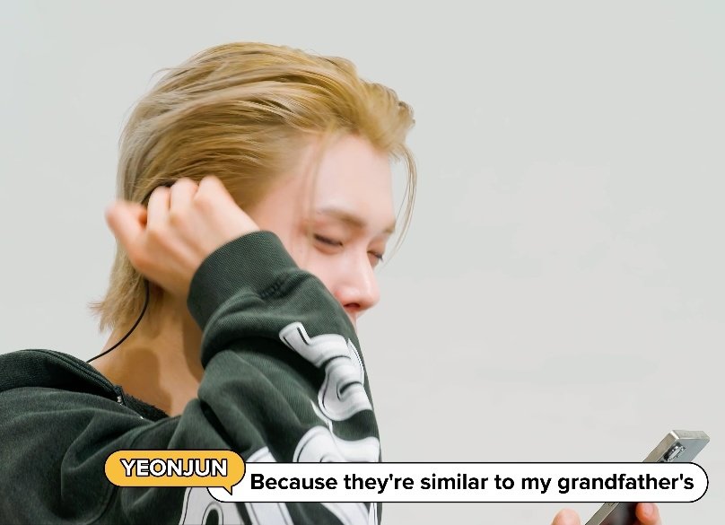 galaxyjjun's tweet image. finding out yeonjun got his cutieful ears from from his grandpa from a buzz feed thirst tweet interview out of everything is crazy but I am glad he knows how much we love his ears