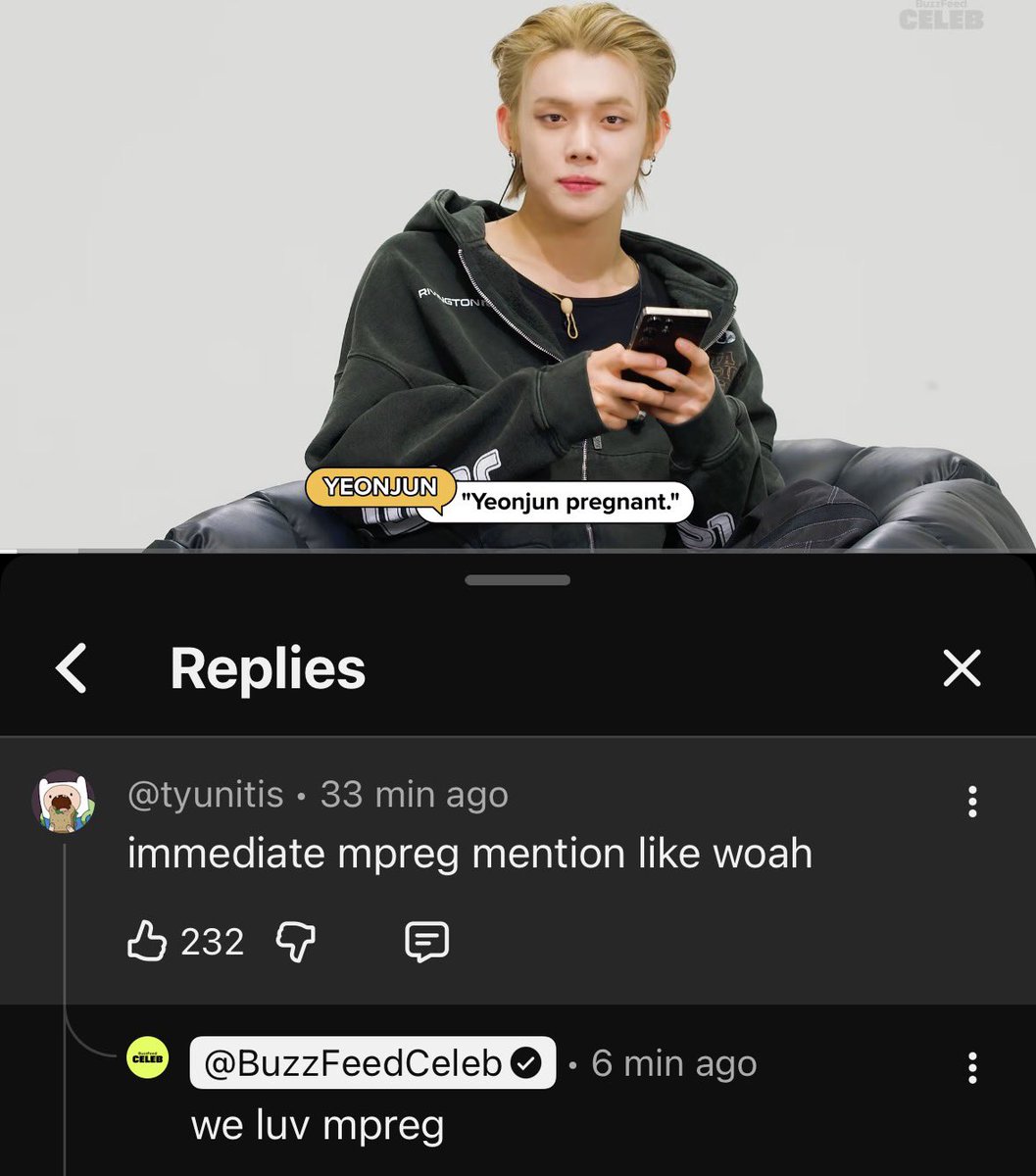 Kanabeae's tweet image. “we luv mpreg” 😭😭