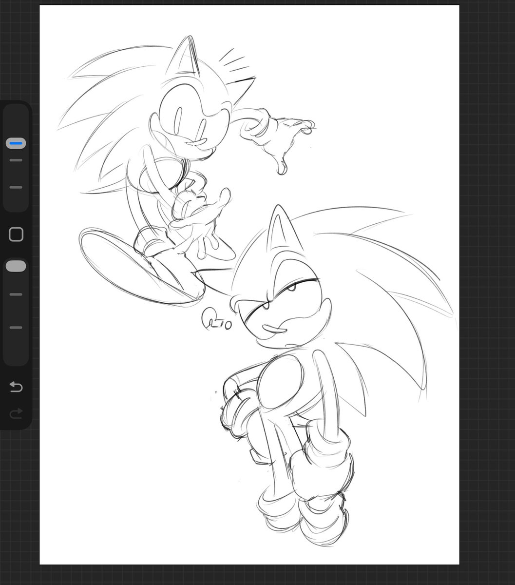 He’s fun to draw when you got nothing else to do