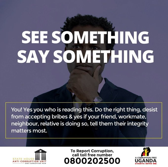 ABHAYZIRABA's tweet image. The fight against corruption is a marathon, not a sprint. To those already exposing the wrongdoers: Keep going! Your courage is inspiring a nation. We are with you. A corruption free #Uganda starts with us all. 
#ExposeTheCorrupt
#CorruptionIsWinnable