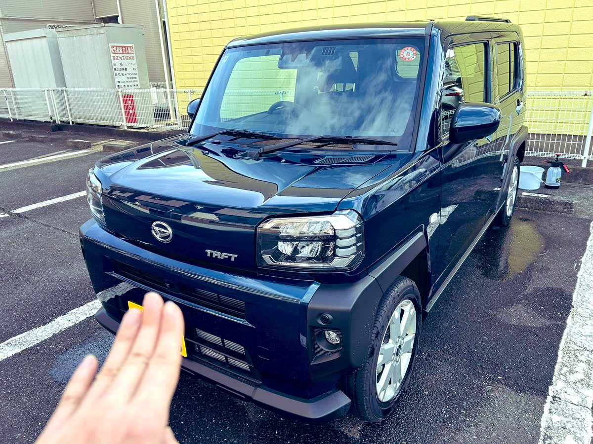 Radi_hack_Ch's tweet image. 1時間めっちゃ無心で洗車した！！
超綺麗！！