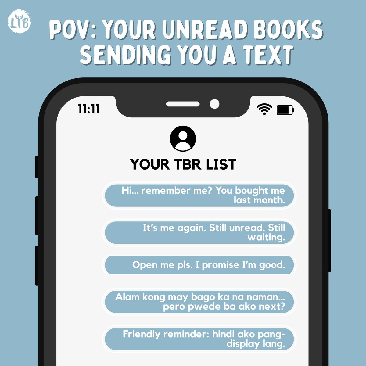 LIBOfficialPage's tweet image. My TBR pile: “HI. HELLO. I EXIST.” 📷📷
Me: pretends not to see, buys more books.
#LIBOfficial #BookRecs #BookRecommendations #Books #booktok #bookstagram