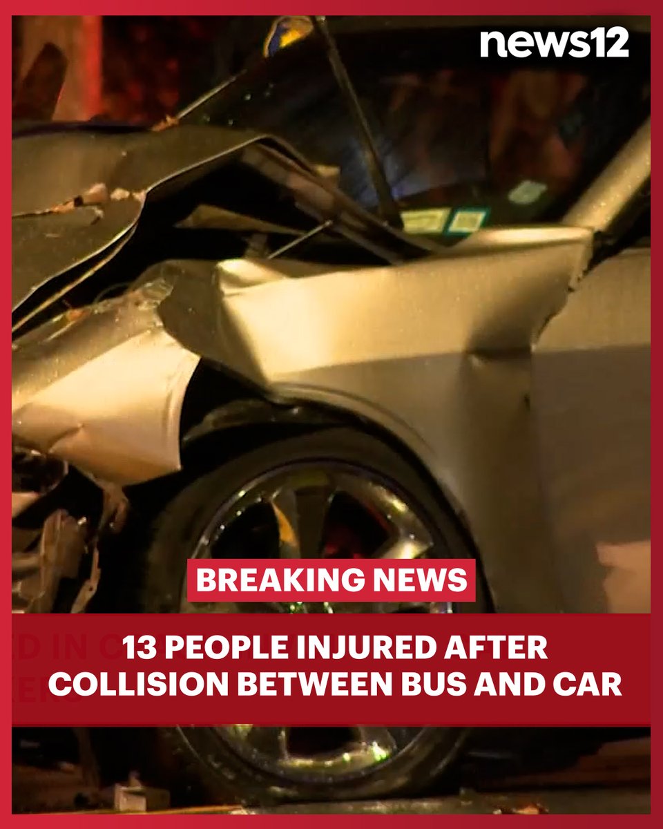 News12HV's tweet image. BREAKING NEWS: More than a dozen people have been injured in a crash involving a bus and a car in Yonkers. 

#News12 #BreakingNews #Yonkers #Crash #Police #News #LocalNews #Westchester #HudsonValley

tinyurl.com/5aw7fdcz