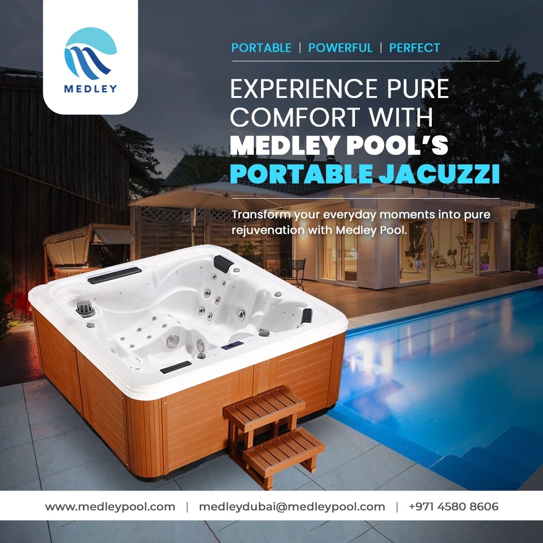 Medleypool22258's tweet image. Transform your poolside or backyard into a private spa retreat with the Medley Pool Portable Jacuzzi. 
🌐 medleypool.com
 #MedleyPool #PortableJacuzzi #SwimmingPoolJacuzzi #PoolAccessories #JacuzziLife #HomeWellness #PoolLuxury