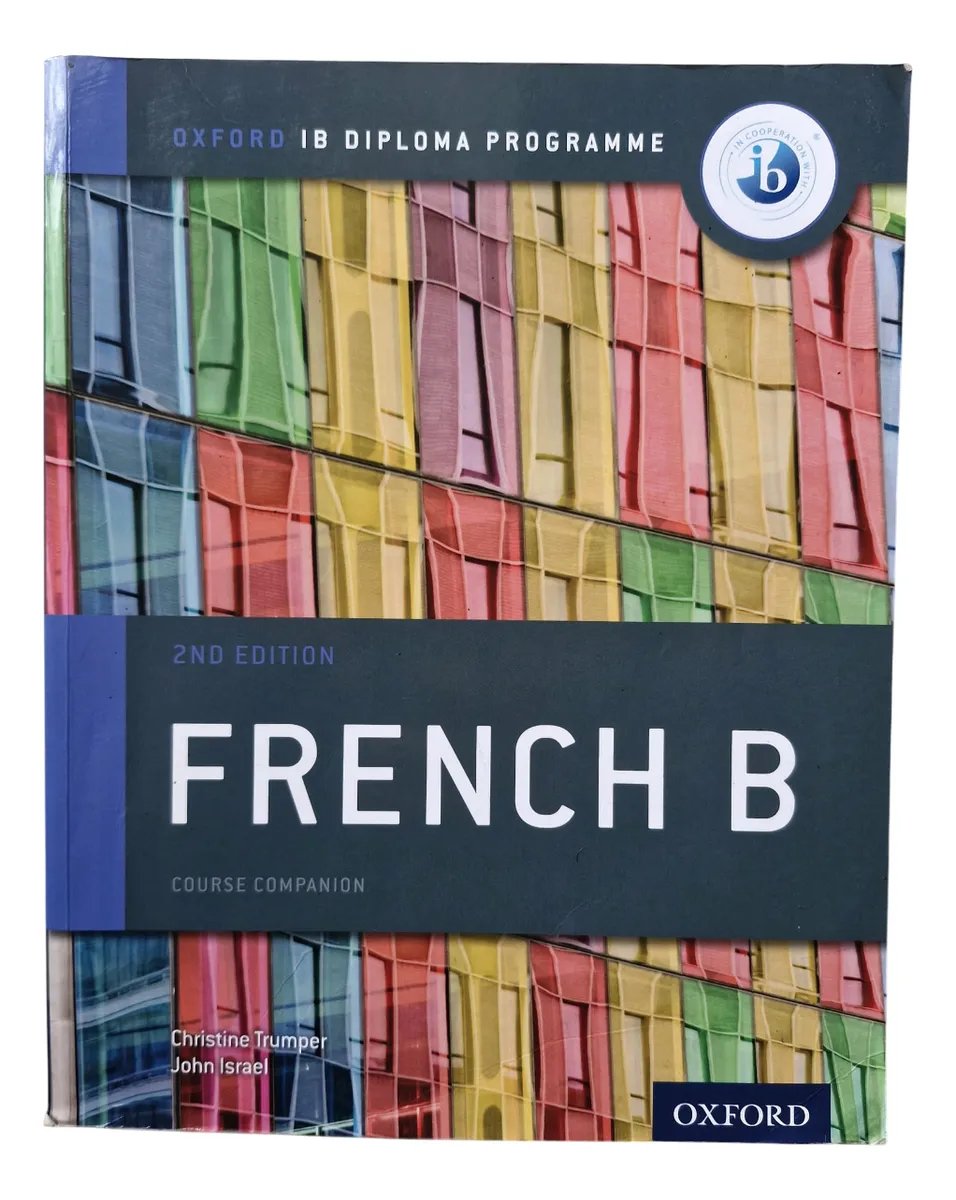 libroseureka's tweet image. mercadolibre.com.mx/french-b-cours…
French B Course Book IB Diploma Programme Oxford

#LeerEsConocerte #LibrosParaTodos #Historia #Filosofía #Cuento #Poesía #Derecho #Sheinbaum #Libros #Pumas #ÚltimaHora #Literatura #Narrativa #México #Educación #LibrosEureka #Yoga