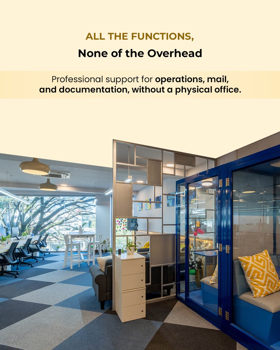 bhiveworkspace's tweet image. A strong business presence starts with the right address 📍  With BHIVE Virtual Office, your brand gains the credibility of a prime location, while you stay flexible and cost-efficient ✨  
Book your Virtual Office today - shorturl.at/RLTaH