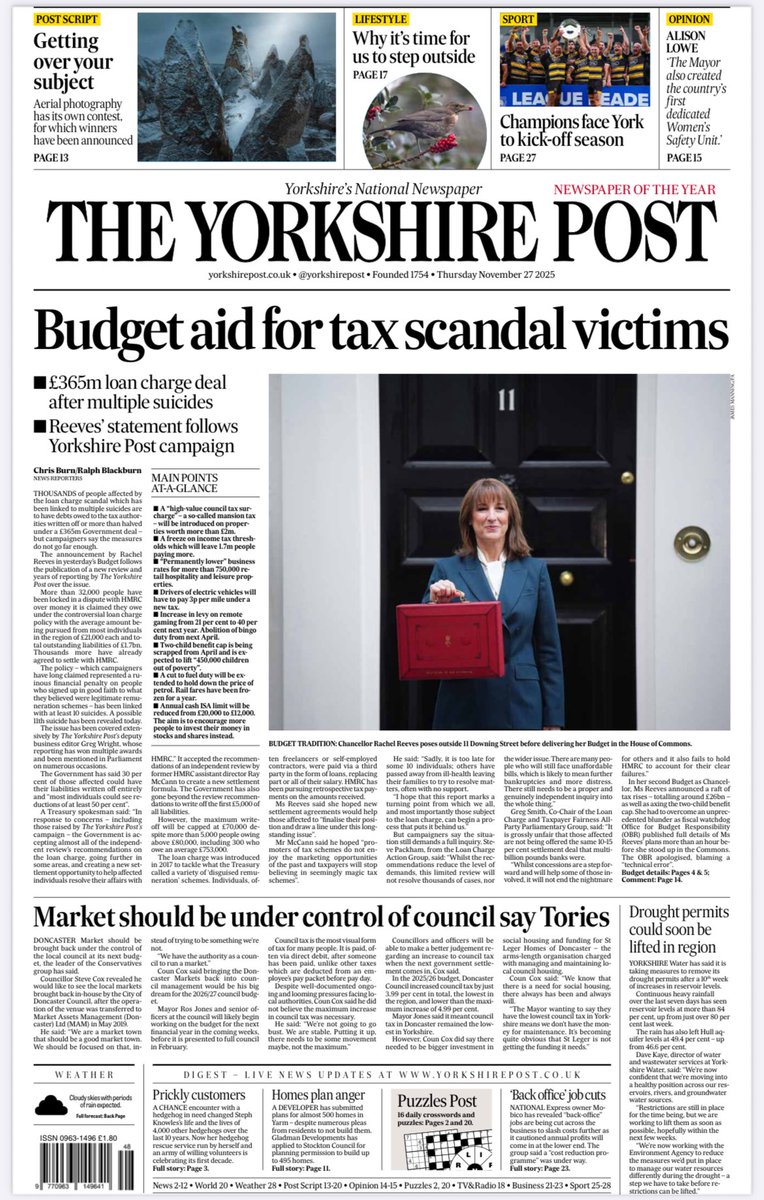 Greg Wright has given more of himself than perhaps you realise to campaigning for justice for those unwittingly caught up in the Loan Charge trap. 

We’ve admired his tenacity for the best part of a decade; one where previous ministers 🚫 us for asking tough Qs. 

Now, this 👇🏼
