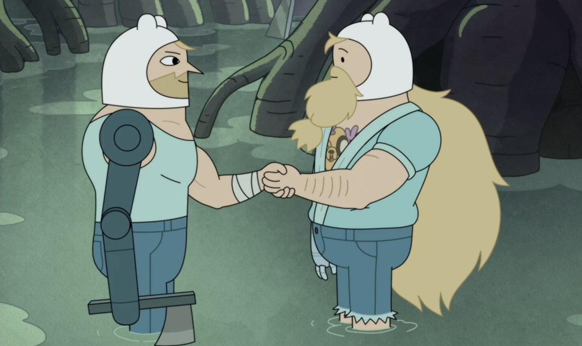 Le_Unorthodox's tweet image. // FIONNA AND CAKE SPOILERS 

They really hit the