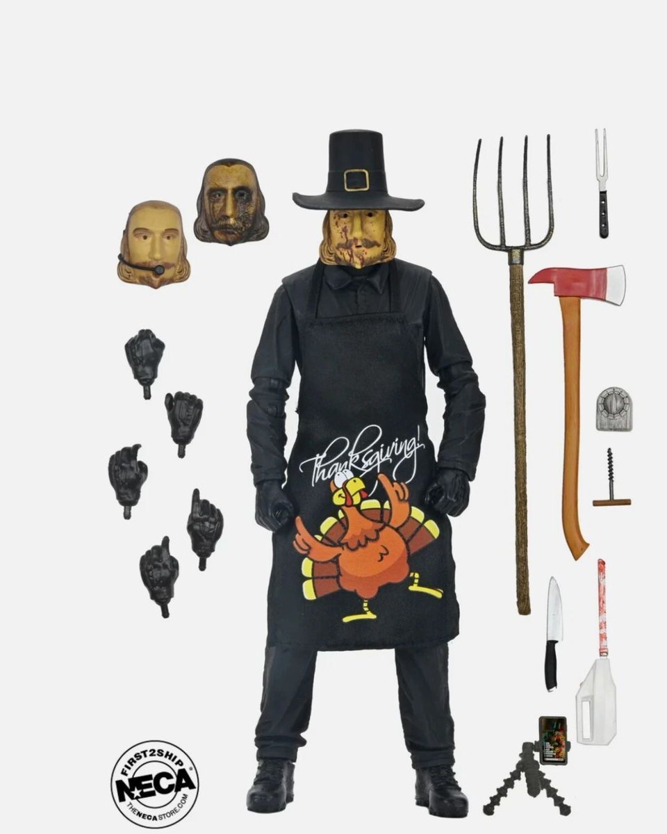 LastSlateVideo's tweet image. Happy Thanksgiving! from lastslatevideo.co.uk
We are grateful to our Customers, Collectors and Horror fans in our community. Today we say thanks. The new NECA John Carpenter figure is here. What are you thankful for? 🖤#Thanksgiving #NECAFigures #HorrorCommunity