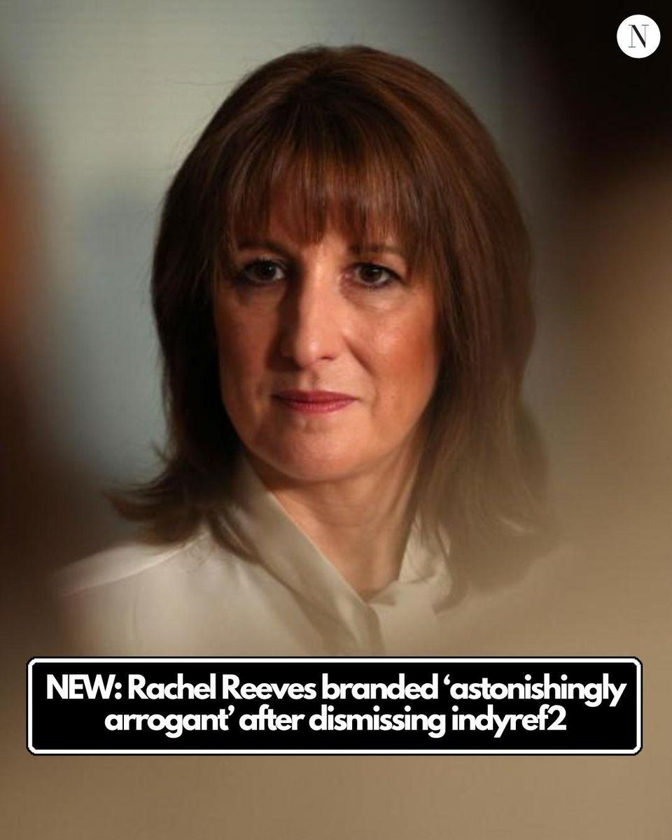 ScotNational's tweet image. NEW: Chancellor Rachel Reeves has been accused of showing an &apos;astonishing level of arrogance&apos; after she dismissed a second independence referendum if the SNP win a majority in next year&apos;s Holyrood election 👇