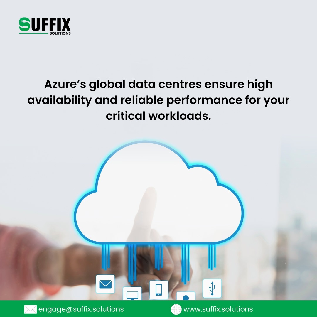Suffix_Solution's tweet image. Azure gives you the infrastructure to scale with confidence. High availability, strong compliance, and performance built for modern workloads.

Ready to move to a smarter cloud? Let’s talk – engage@suffix.solutions

#AzureCloud #CloudInfrastructure #SuffixSolutions