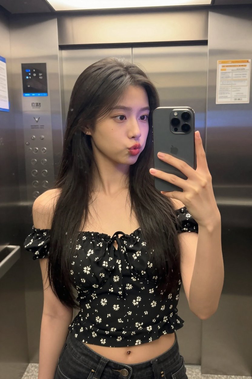 Split Image Composition Cyberpunk Zen Garden