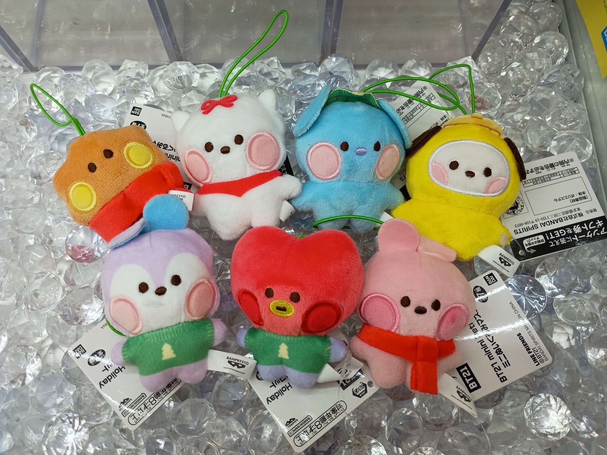 BT21 mini petit holiday ミニぬいぐるみマスコット 全種類 BT21