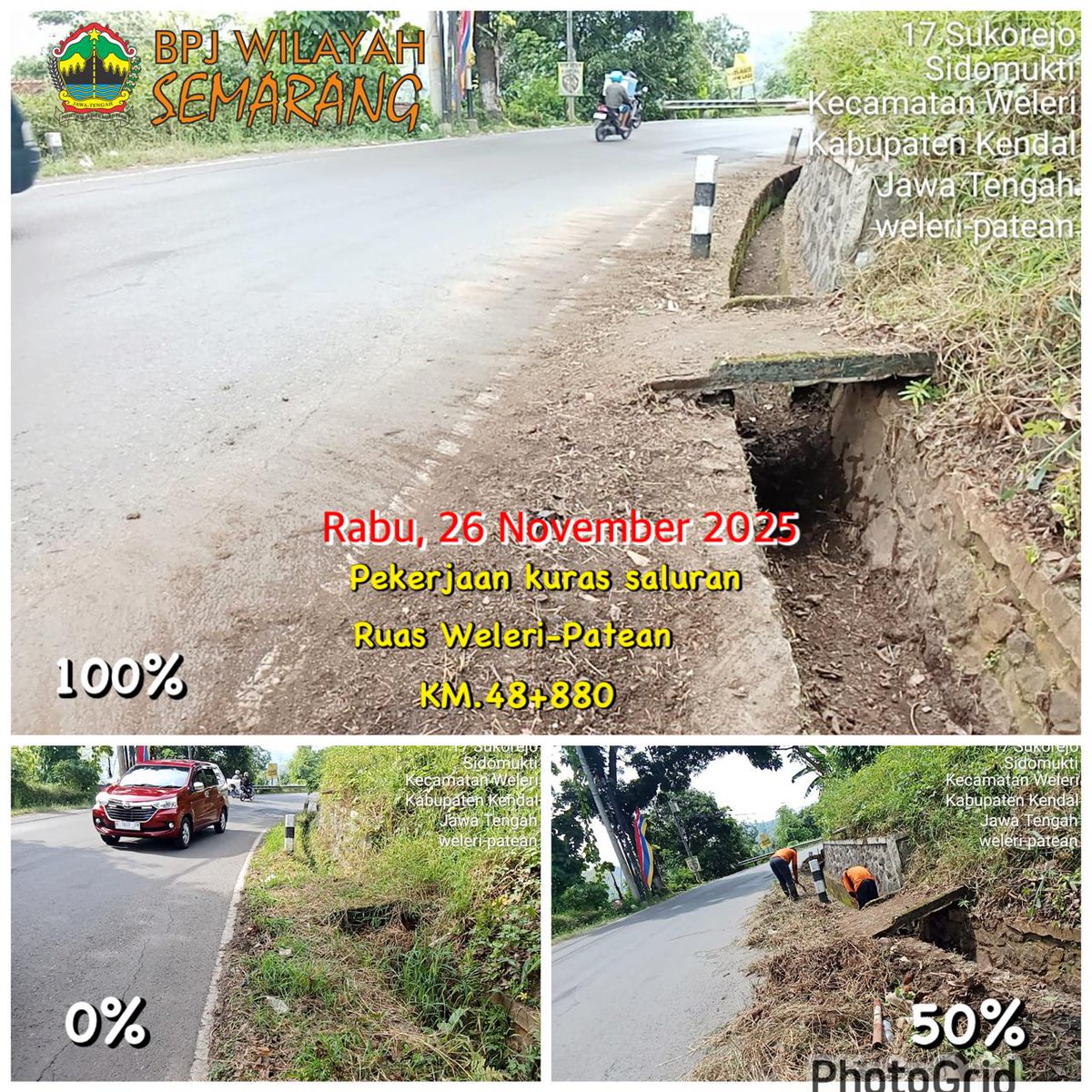 Pekerjaan Pembersihan Rumija &amp; Saluran.
Ruas Weleri-Patean.
Rabu, 26 November 2025.
#sahabatjalancantik #KemalaJateng #NgopeniNglakoni #AhmadLuthfi
<a href="/TajYasinMZ/">Taj Yasin Maimoen</a>
<a href="/dpubmckjateng/">DPU BMCK-Jateng #JalanCantik</a>
<a href="/humasjateng/">Humas Jateng</a>
<a href="/KemalaJateng/">#KemalaJateng</a>