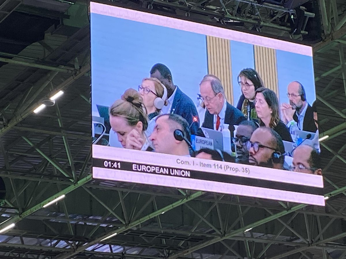 JWCSJWCS's tweet image. EUとパナマが提案した、ウナギ属の附属Ⅱ提案は、賛成35 反対100 棄権8で否決。
JWCSは発言の準備をしていましたが、締約国しか発言できませんでした。

※画像追加のため、再投稿しています
#鰻 #ウナギ #うなぎ #CITES #COP20
