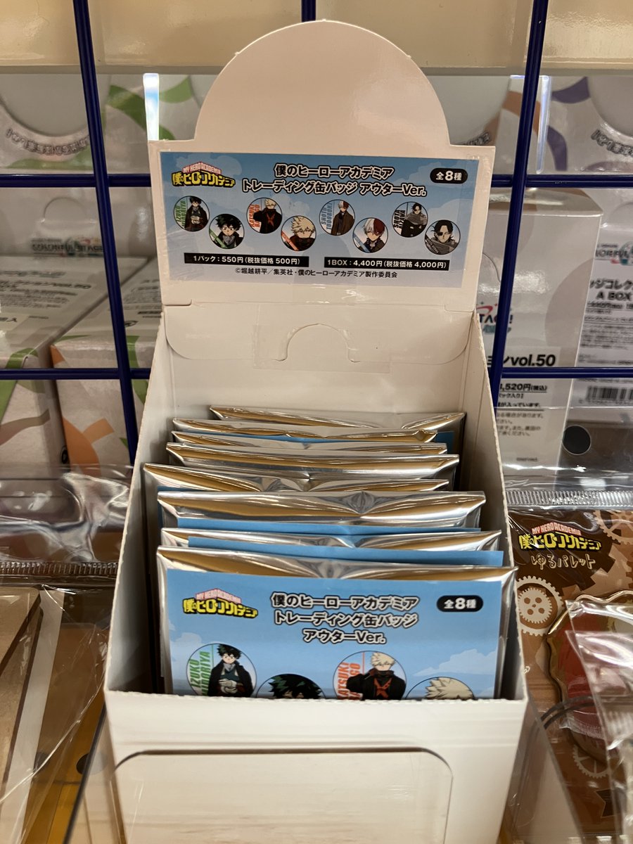 グッズ入荷情報】 「僕のヒーローアカデミア トレーディング缶バッジ
