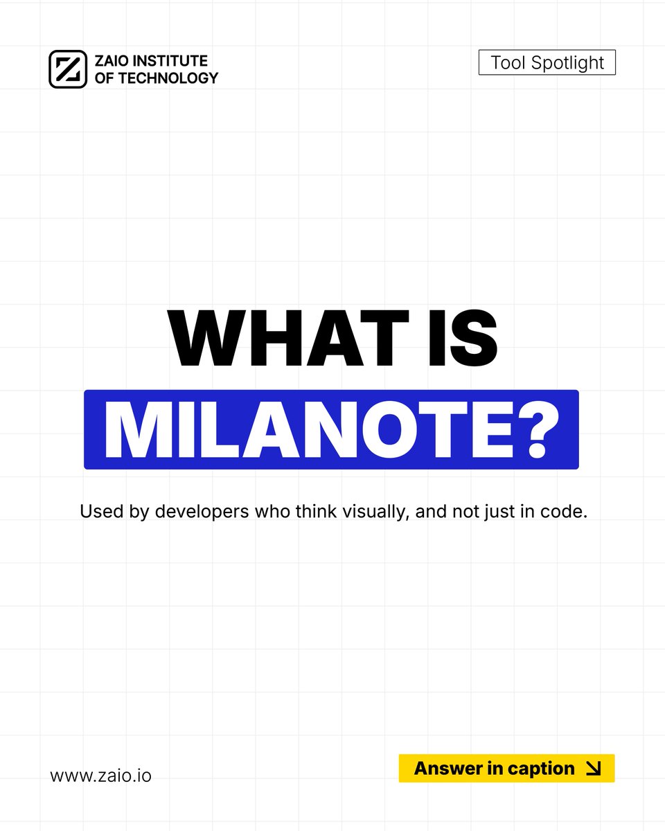 zaiotech's tweet image. What is Milanote? 💻
Used by devs who think visually, not just in code.

Organize projects, brainstorm ideas, and see workflows clearly, without the chaos. A visual hub for developers and designers alike. 🖤✨

#DevTools #CodingLife #TechWorkflow #VisualThinking #ProductivityTips…