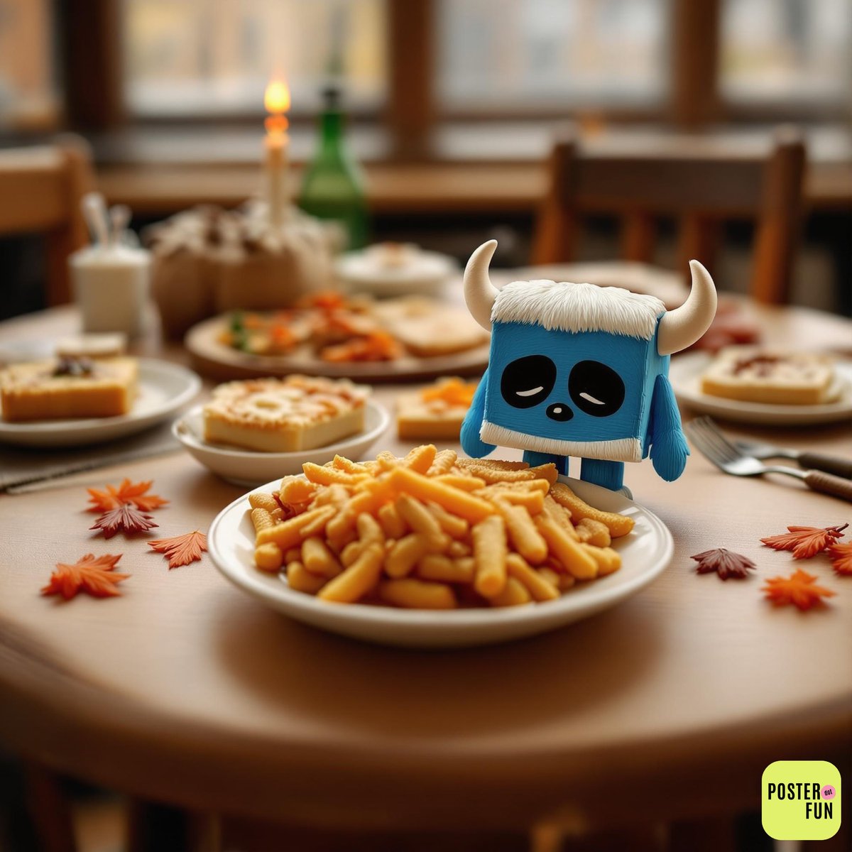 Gm Billievers and happy thanksgiving to all who celebrate!🥘🍲

have fun using <a href="/Posterdotfun/">Poster.Fun</a> to generate thanksgiving Billie AI models with loved ones.💙

(Elon made the ‘like’ button  festive for this season, tap and see! 🦃 + we’d be unboxing thanksgiving gifts..🎁 stay glued)