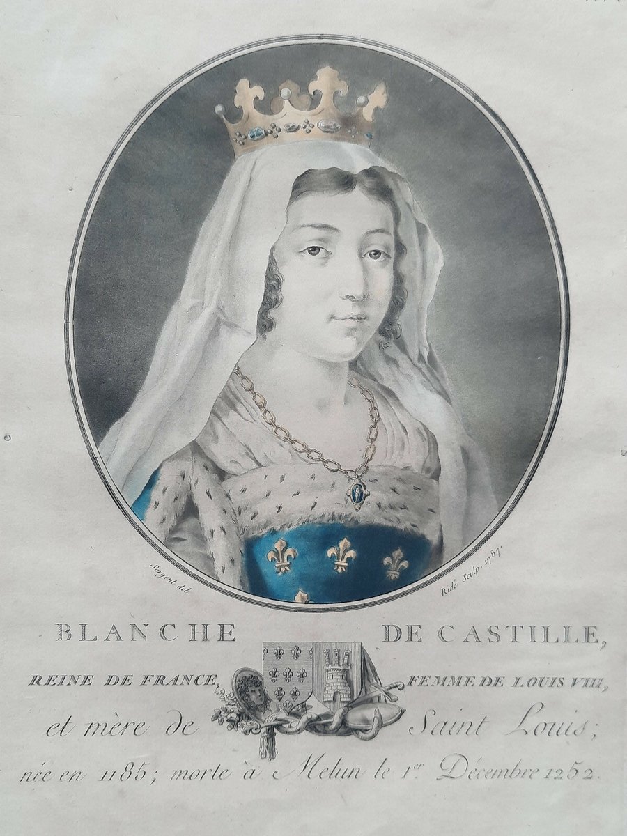 27 novembre 1252 : Rappel à Dieu de la reine France Blanche de Castille, épouse de SMTC Louis VIII, mère et régente de Saint Louis IX, « lieutenante générale » du royaume en l'absence de ce dernier pendant la septième croisade (° 4 mars 1188).