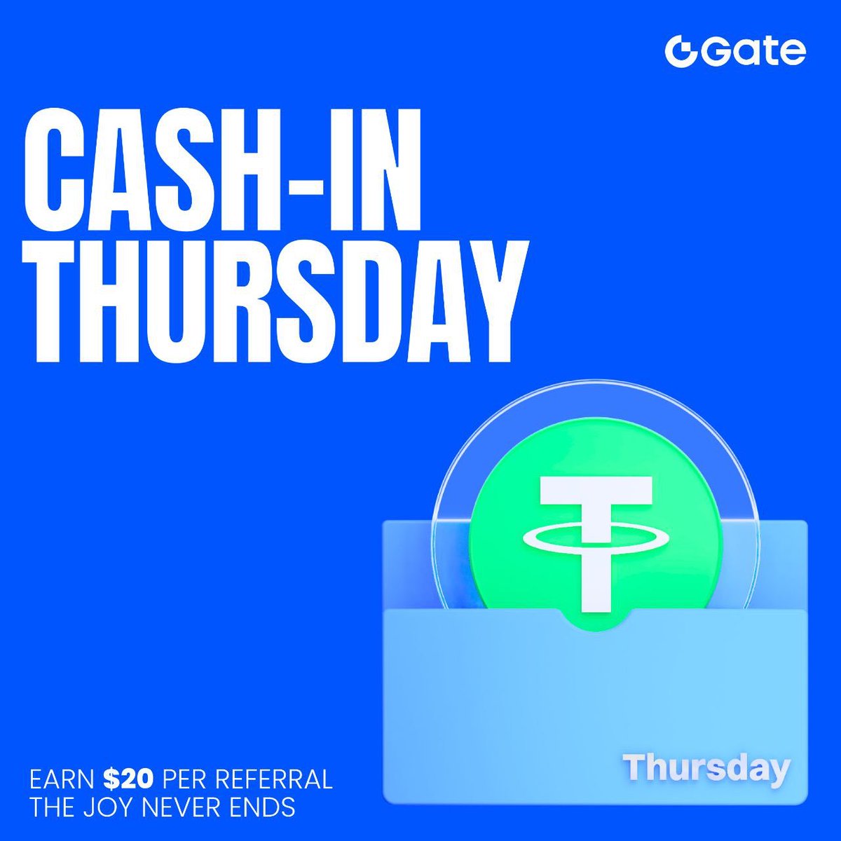 gate_african's tweet photo. 💥 Gate “Cash-In Thursday” is back
Join for All · Big Rewards
Invite 1 friend to register successfully = Get $20 cash instantly!
📅 Event Period: Every Thursday 00:00 – 23:59 (UTC)
👉 Join Now:https://t.co/WVNHSbg75Q
#Gate #GateReferral https://t.co/n755EXQhAX