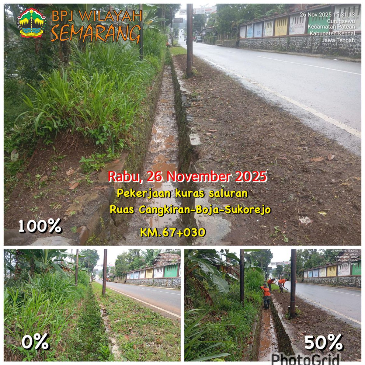 Pekerjaan Pembersihan Rumija &amp; Saluran.
Ruas Cangkiran-Boja-Sukorejo.
Rabu, 26 November 2025.
#sahabatjalancantik #KemalaJateng #NgopeniNglakoni #AhmadLuthfi
<a href="/TajYasinMZ/">Taj Yasin Maimoen</a>
<a href="/dpubmckjateng/">DPU BMCK-Jateng #JalanCantik</a>
<a href="/humasjateng/">Humas Jateng</a>
<a href="/KemalaJateng/">#KemalaJateng</a>