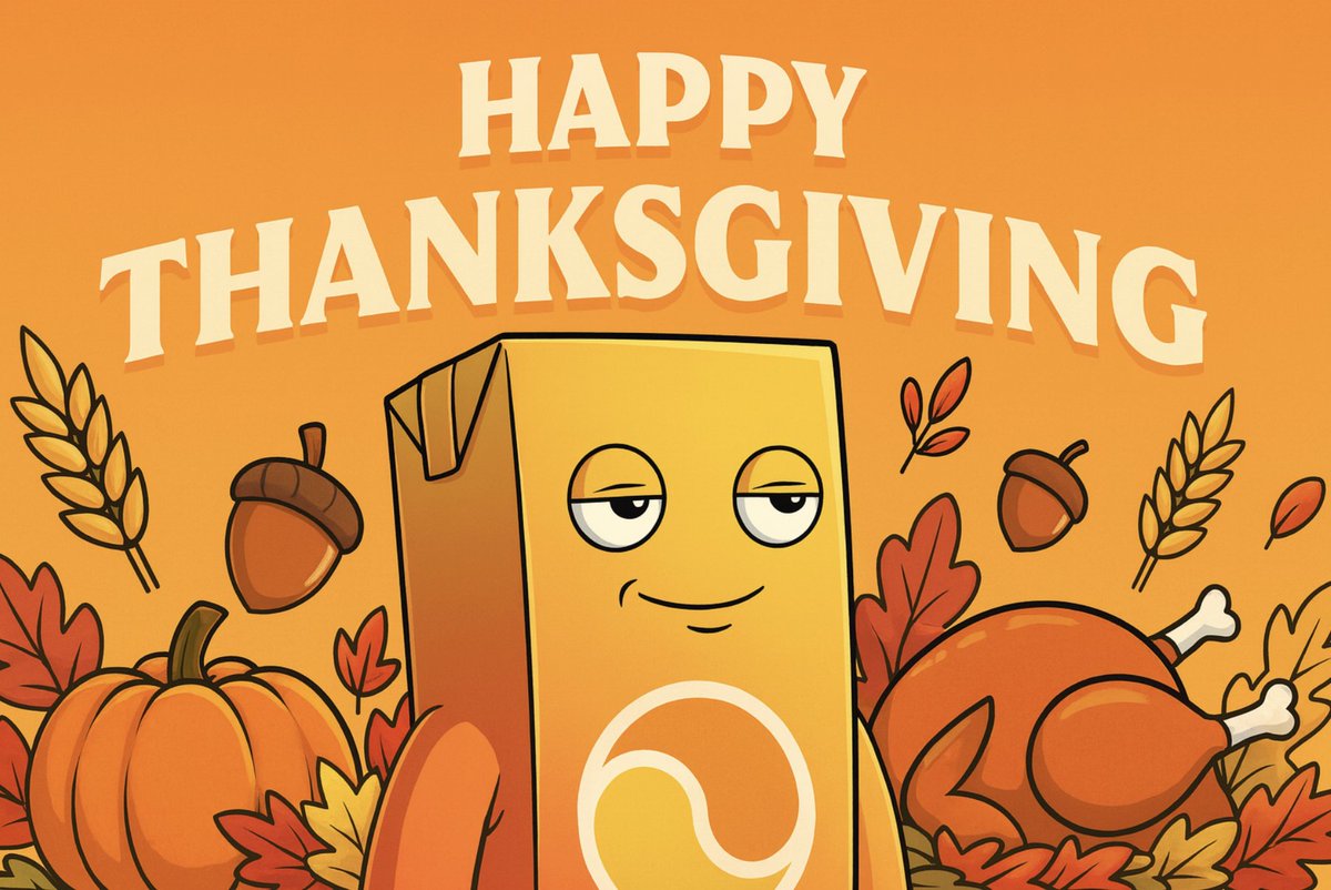 JuiceSwap_com's tweet image. Happy Thanksgiving from JuiceSwap! 🧡🦃

We&apos;re grateful for our amazing community, your support, and the energy you bring every day. Enjoy good food, good JUICE🧃, and good vibes today!

Stay juicy 🍊✨
Your JuiceSwap Team

Credits to @NitinkashyapSTR for creating Mr. Juice 🧃