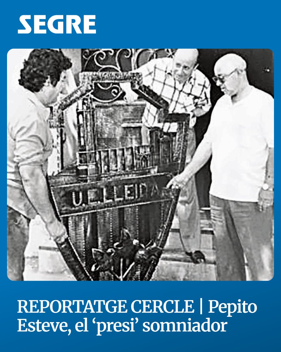 REPORTATGE | ⚽ Pepito Esteve, el ‘presi’ somniador. La seua inesperada mort va impedir que prosperessin projectes com la Ciutat Esportiva. Les oficines al Camp d’Esports, nous vestidors i... un bingo. Més informació a mrf.lu/kmc-
