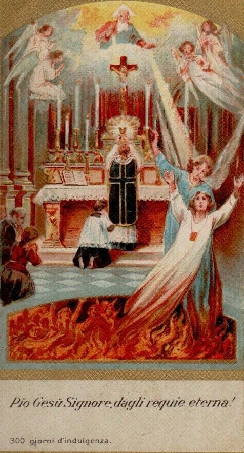 Seigneur Jesus, 
Accordez le repos éternel aux âmes du Purgatoire