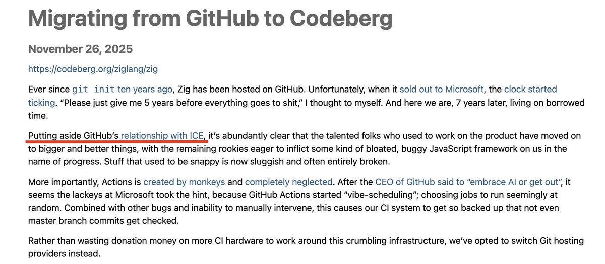I'm waiting for a meltdown of the "I won't use Rust cause it's political" crowd