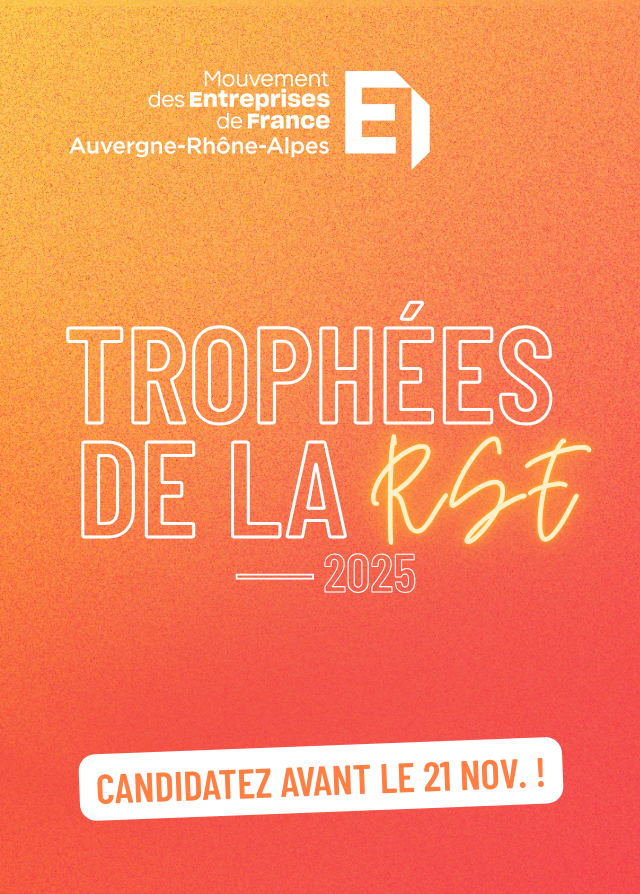 MedefAura's tweet photo. 🏆 4e édition des Trophées de la RSE 

Zoom sur Décisions Durables, mobilisé aux côtés du @MedefAura pour faire résonner encore + fort les actions exemplaires qui transforment durablement l’économie. 

👉 Réservez votre place pour la cérémonie : https://t.co/vdZshPy3cl https://t.co/RxnxEeqk28