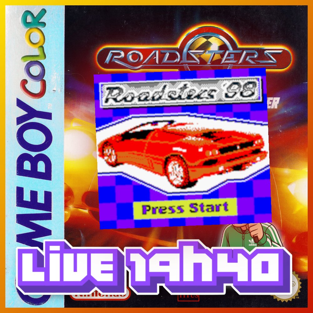 Un "Roadsters" #gameboycolor" peut en cacher un autre ! 😱

Nous découvrirons ce soir "Roadsters 98",  le jeu #gbc annulé par #Titus !  Quand je vois la qualité de celui qui est bel et bien sorti, il me tarde de voir celui qui fut annulé 🤣

👉 twitch.tv/johndogameboy