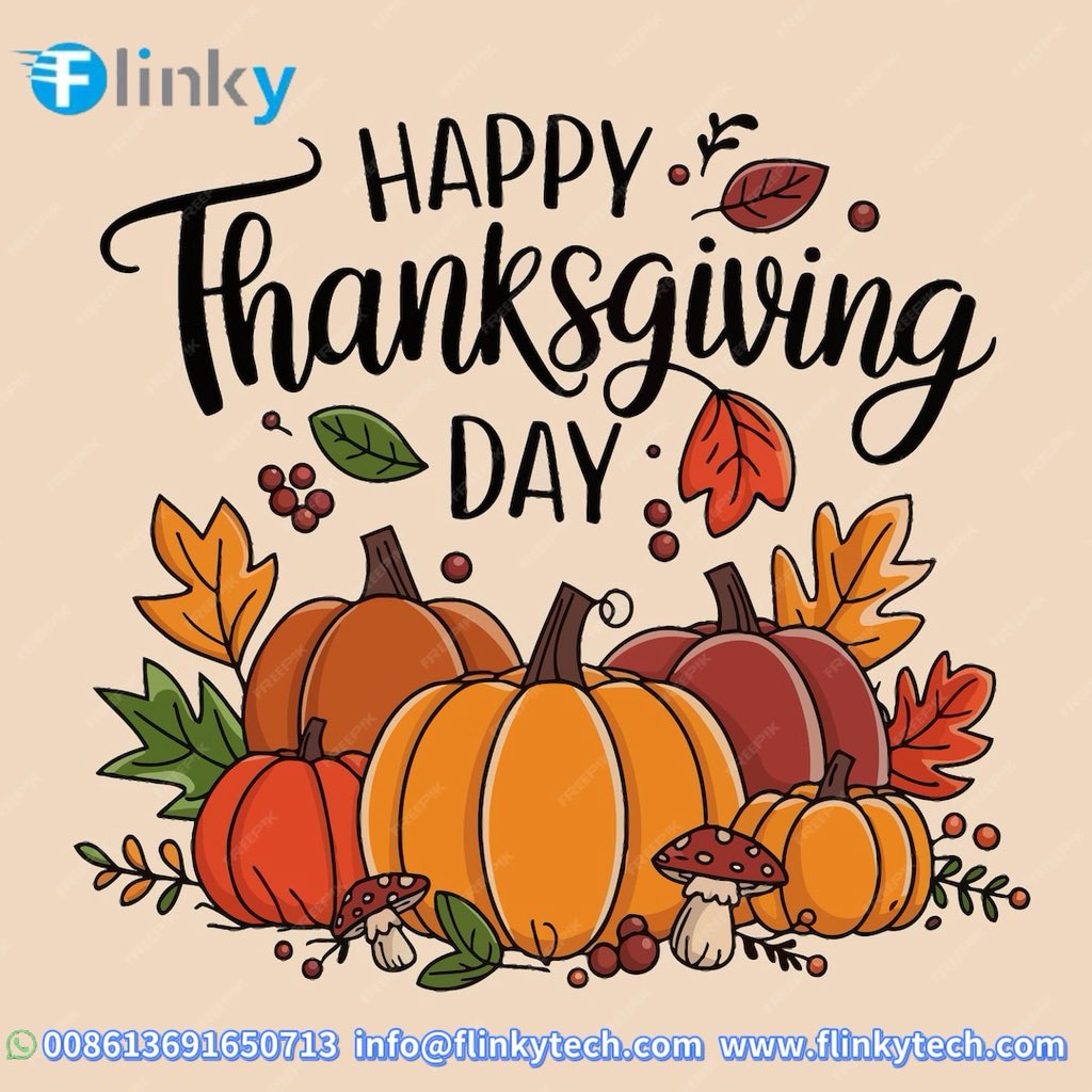 FlinkySky's tweet image. Happy Thanksgiving! May your life be blessed with joy, love and miracles. 

Official website:flinkytech.com
Whatsapp:wa.me/+8613691650713
Email:info@flinkytech.com

#Thanksgiving #LEDdisplay #LEDscreen #happy
