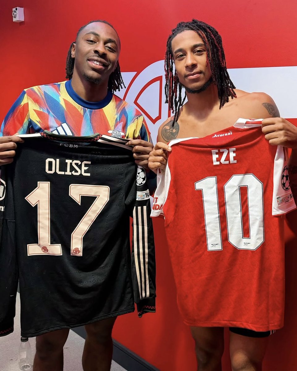 footballontnt's tweet image. Eberechi Eze 🤝 Michael Olise