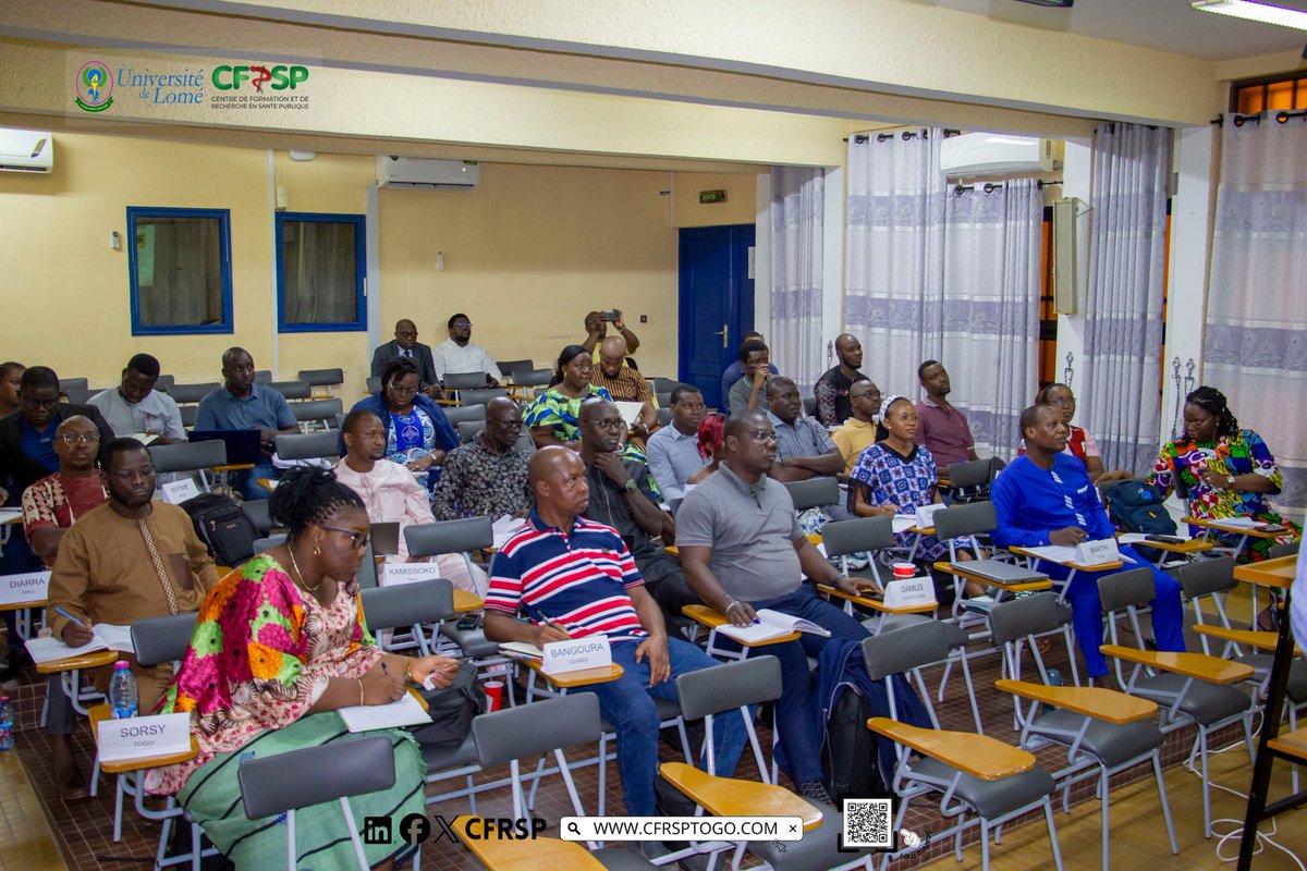 CfrspUl's tweet photo. Le @CfrspUl tient à exprimer sa profonde gratitude au Professeur Nicolas MEDA pour sa disponibilité et son implication déterminante dans la réussite du programme régional de formation en épidémiologie de terrain (WA-FELTP).

#LeadershipAcadémique #ÉpidémiologieDeTerrain #WAFELTP https://t.co/6mGXiO1IPJ