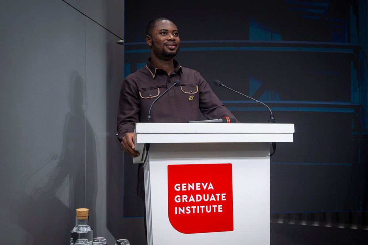 heyawson1's tweet photo. Thank you Lord

We are grateful to put Ghana and Africa on the global stage. Onward we go. 

1st time after 12th edition of the Geneva Graduate Challenge. We made history. This is huge for us all at @_afribridge @UNGeneva @KofiAnnanFdn @UNDP @UN @UNICEFGhana @SeedSpark_Fdn https://t.co/kOL3fiZI8F
