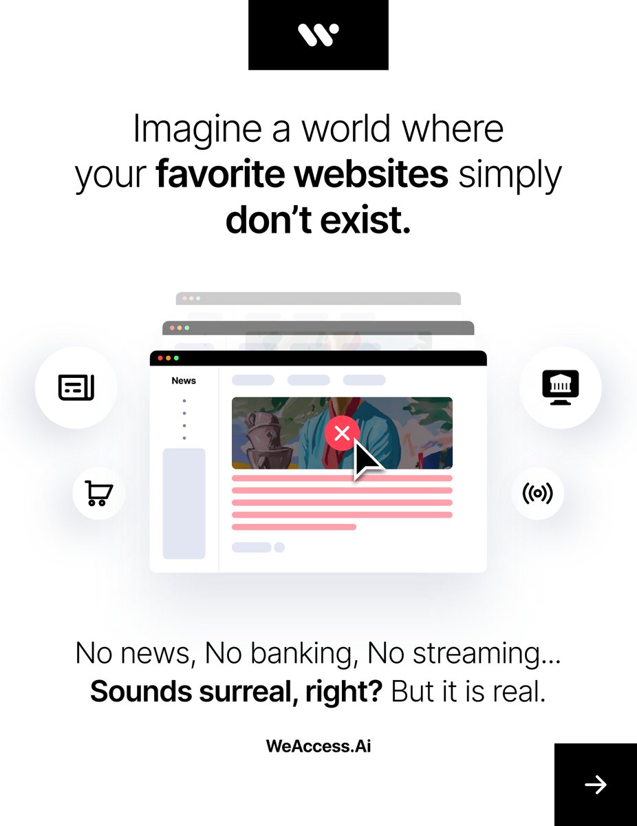 weaccessai's tweet image. Digital spaces shape how we live, work, learn and connect.

But when accessibility is ignored, some people are left behind before they even begin. True inclusion starts when we design with difference in mind, not as an exception, but as a standard.

Because access isn’t a…